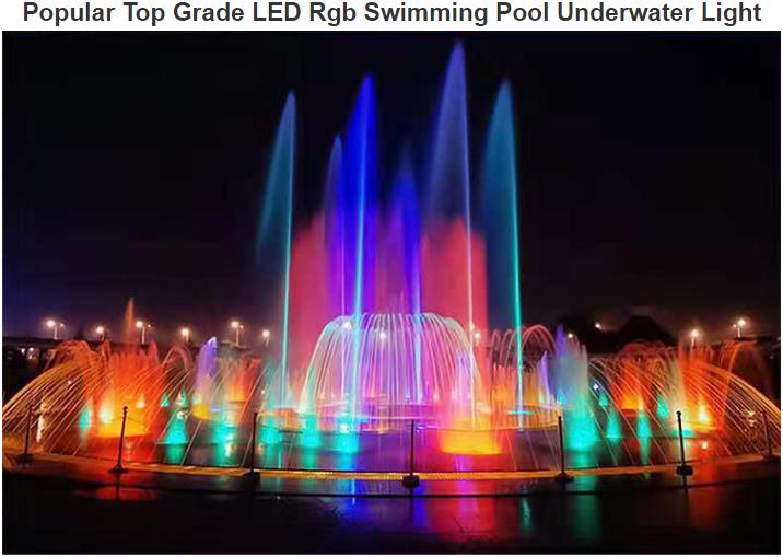 Popularen prvorazredni LED Rgb plavalni bazen Podvodna voda