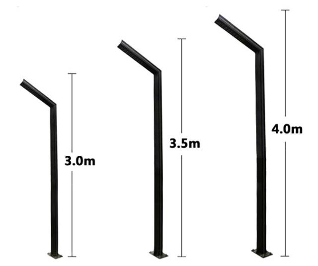 Modern patio Deck Aluminium Garden Path Light Rabljen Street Decorion Aluminium Light Pole